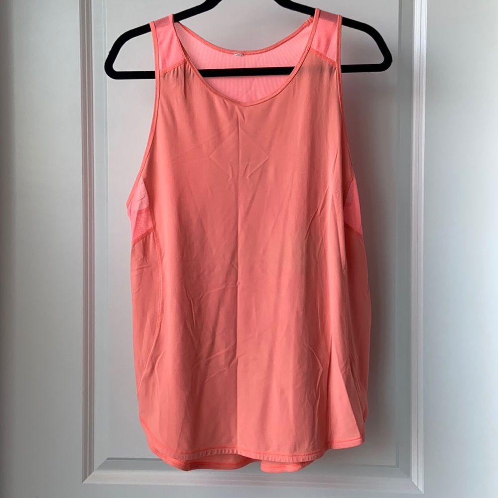 Lululemon orange training tank